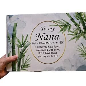 Cocomong Nana's Kitchen Wooden Cutting Board With Utensils Gift Set New